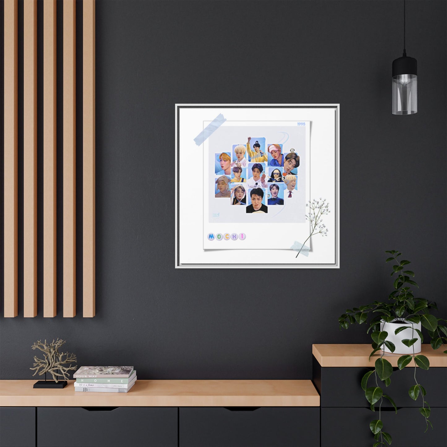 Cutie, Sexy, Lovely Matte Canvas, Framed (Multi-color)