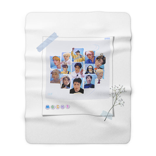 Cutie, Sexy, Lovely Sherpa Fleece Blanket