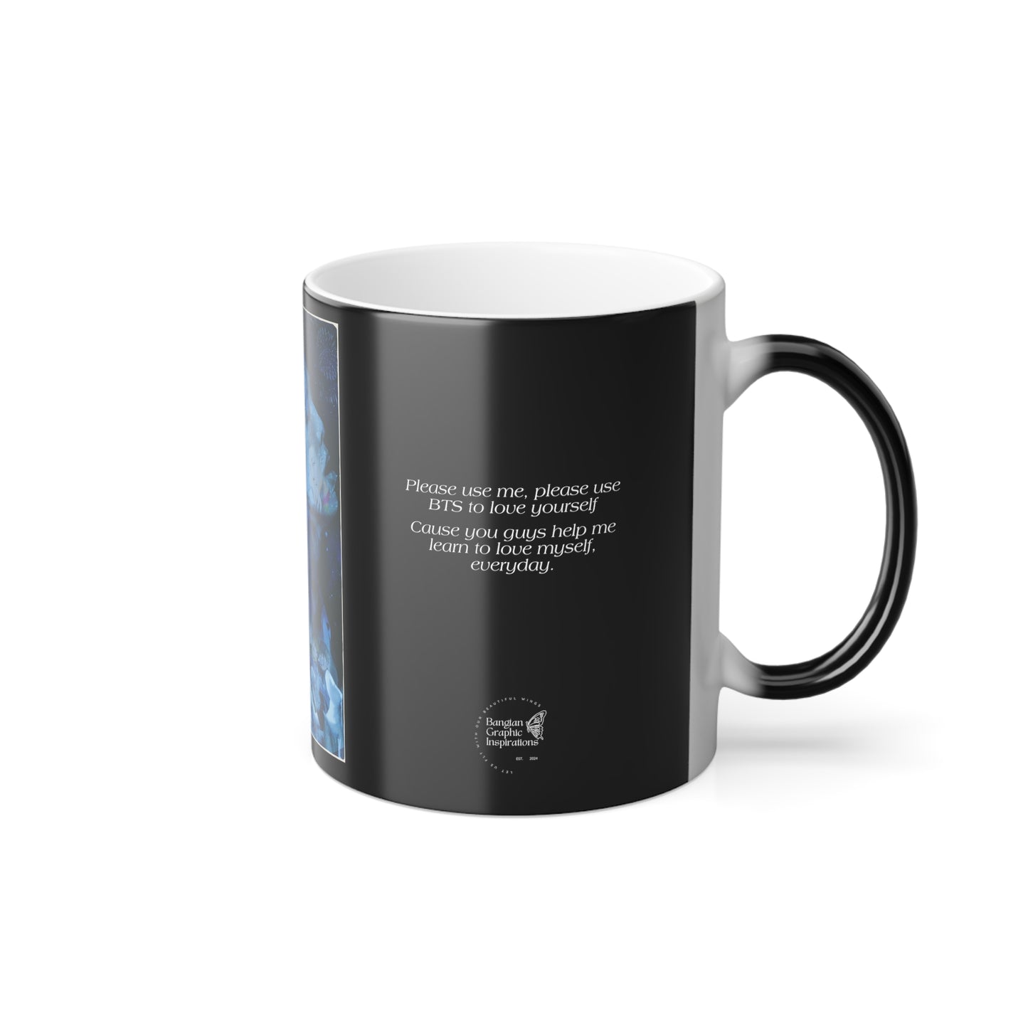 Namjoon Graphic Color Morphing Mug, 11oz
