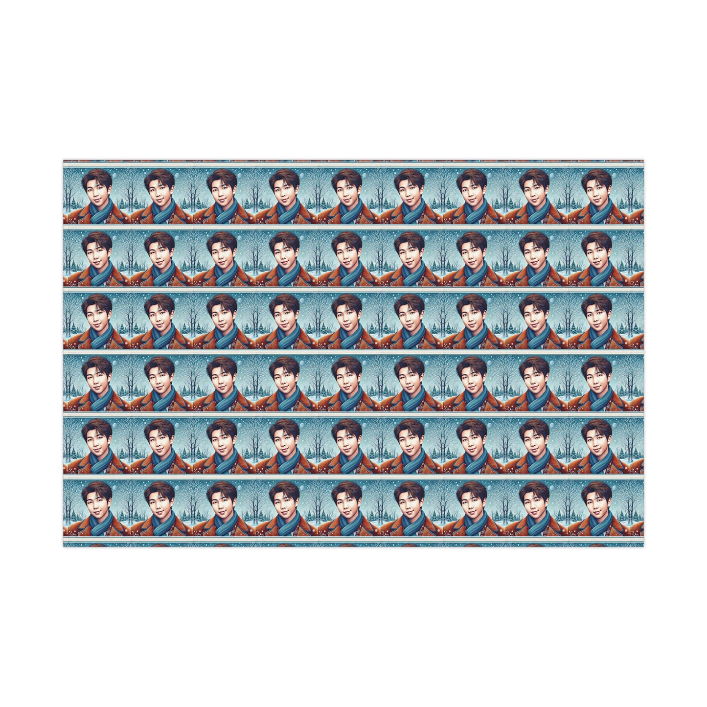 Christmas Namjoon Gift Wrap Papers