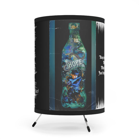 Jhope Graphic Tripod Lamp with High-Res Printed Shade, US\CA plug