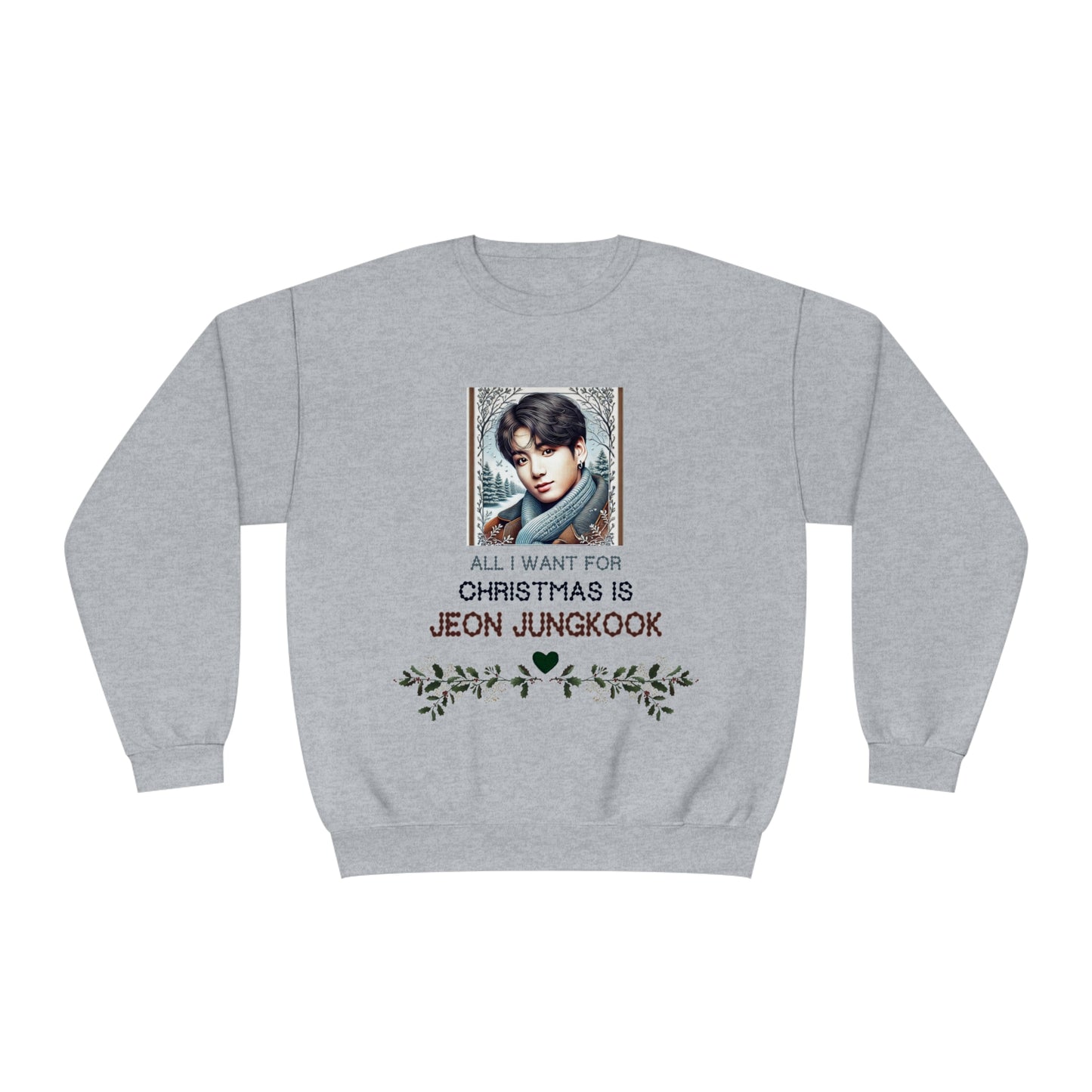 Christmas Jungkook Unisex NuBlend® Crewneck Sweatshirt