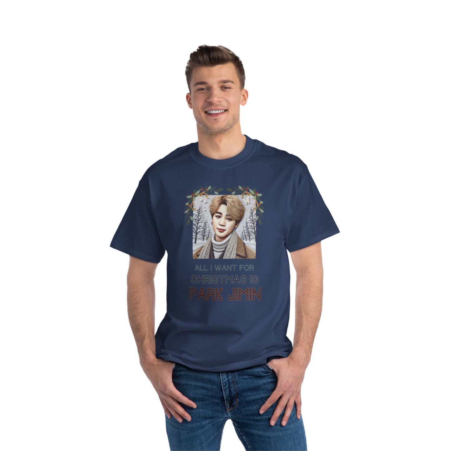 Christmas Jimin Beefy-T® Short-Sleeve T-Shirt