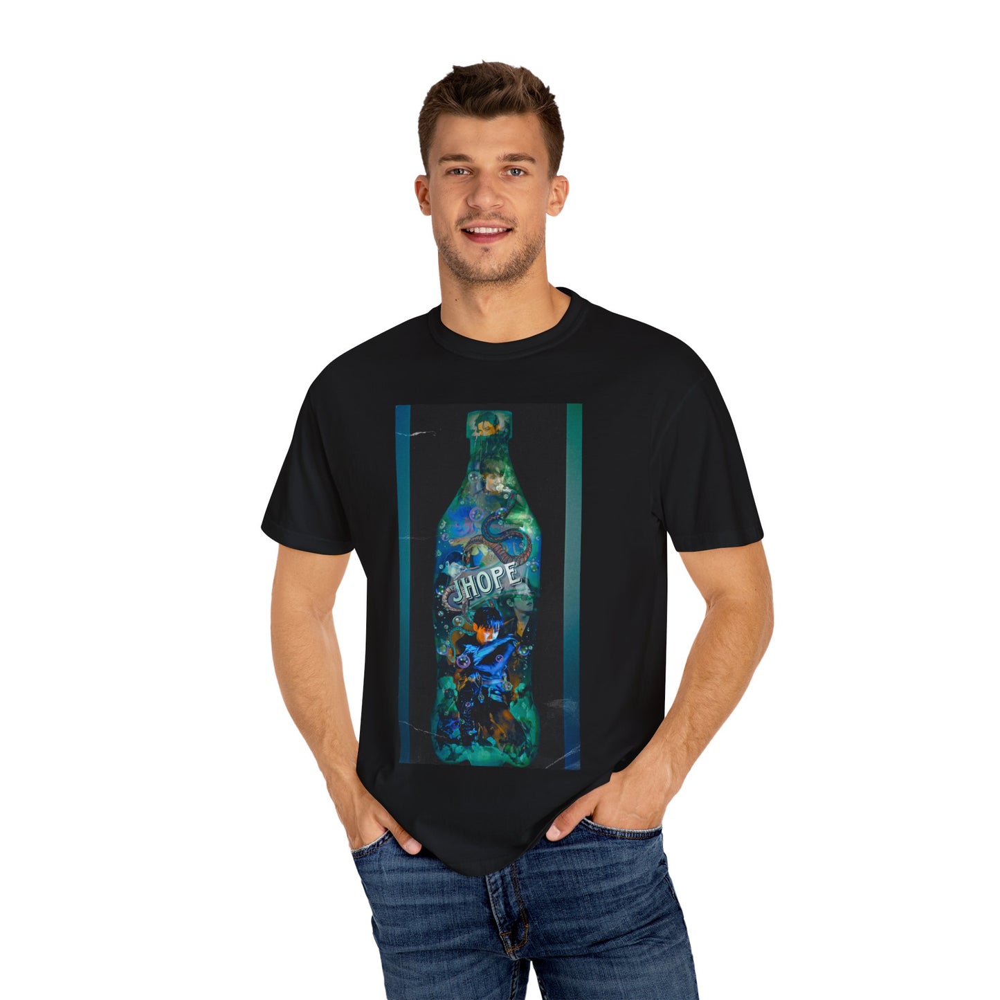 Jhope Graphic Unisex Garment-Dyed T-shirt