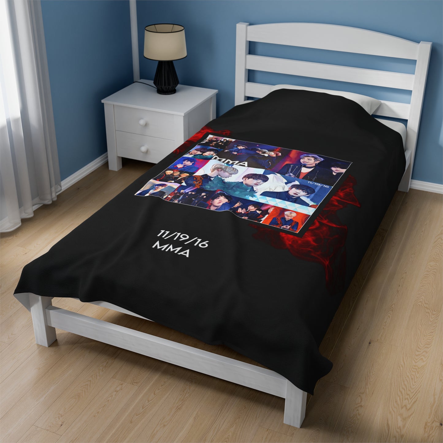 11/19/16 Velveteen Plush Blanket