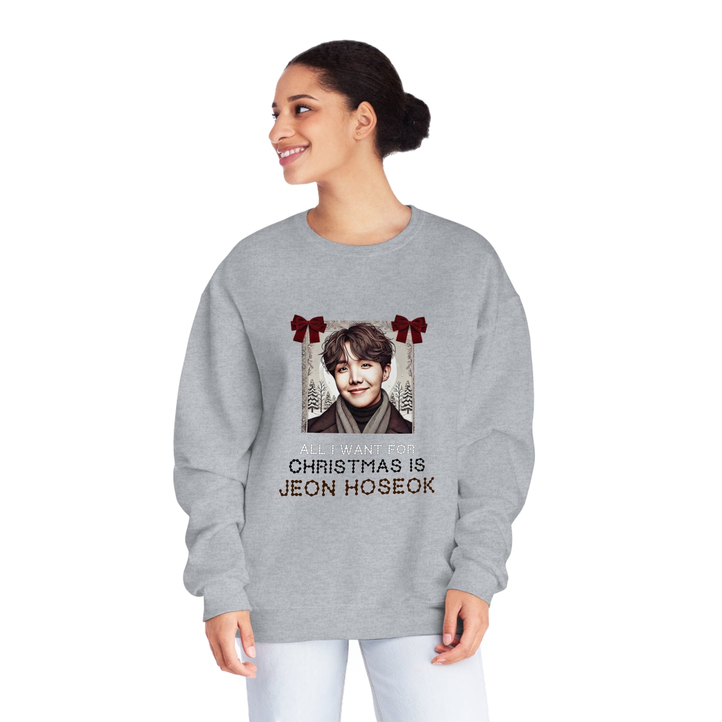 Christmas Jhope Unisex NuBlend® Crewneck Sweatshirt