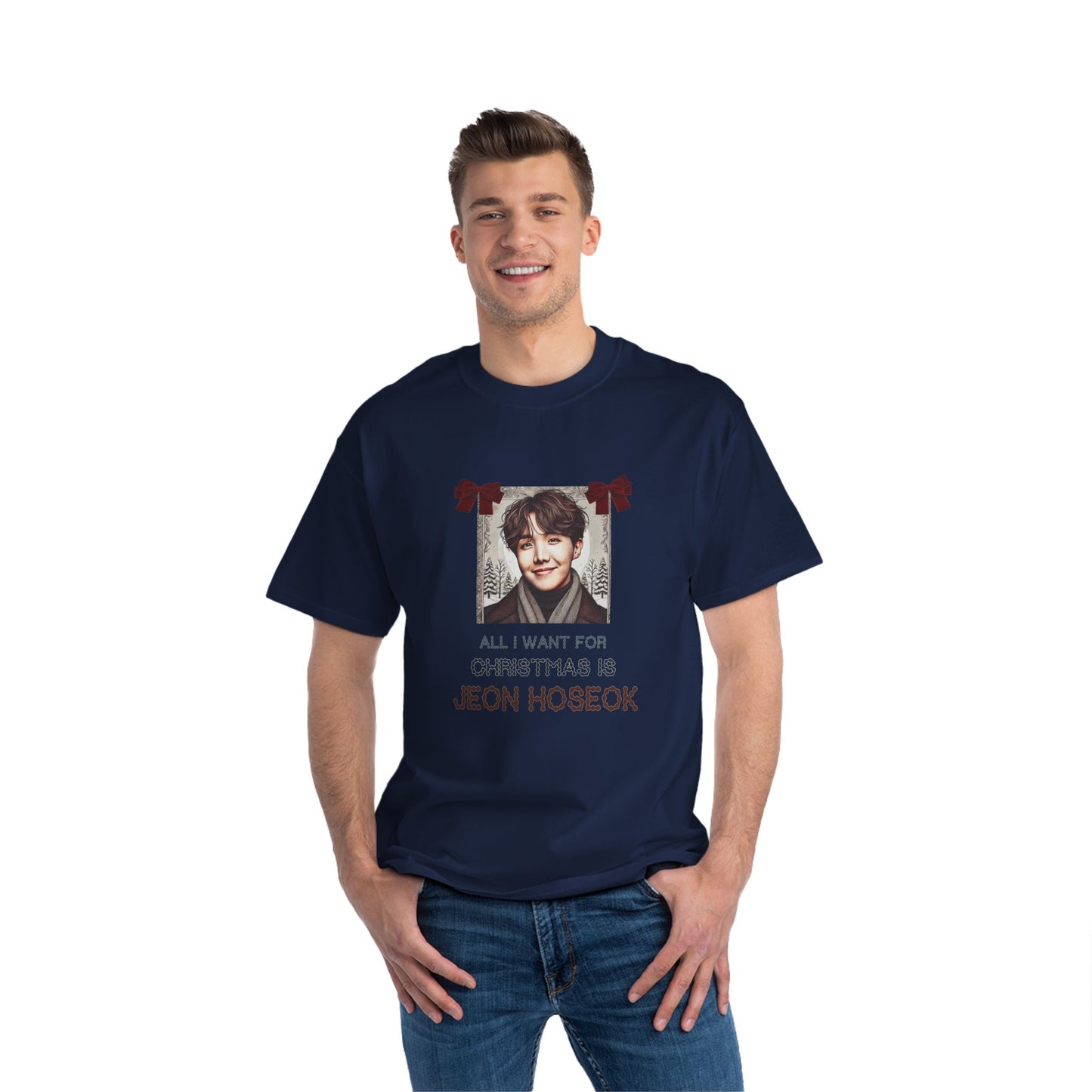 Christmas Jhope Beefy-T® Short-Sleeve T-Shirt