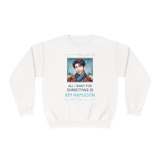 Christmas Namjoon Unisex NuBlend® Crewneck Sweatshirt