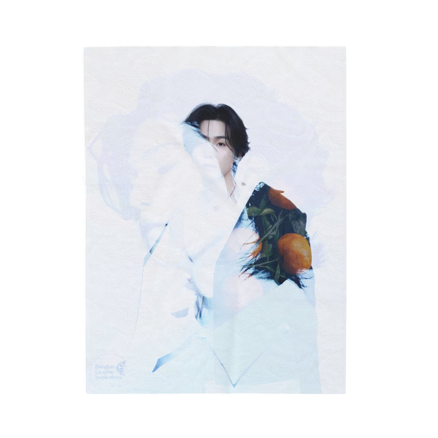 Min Yoongi Graphic Velveteen Plush Blanket