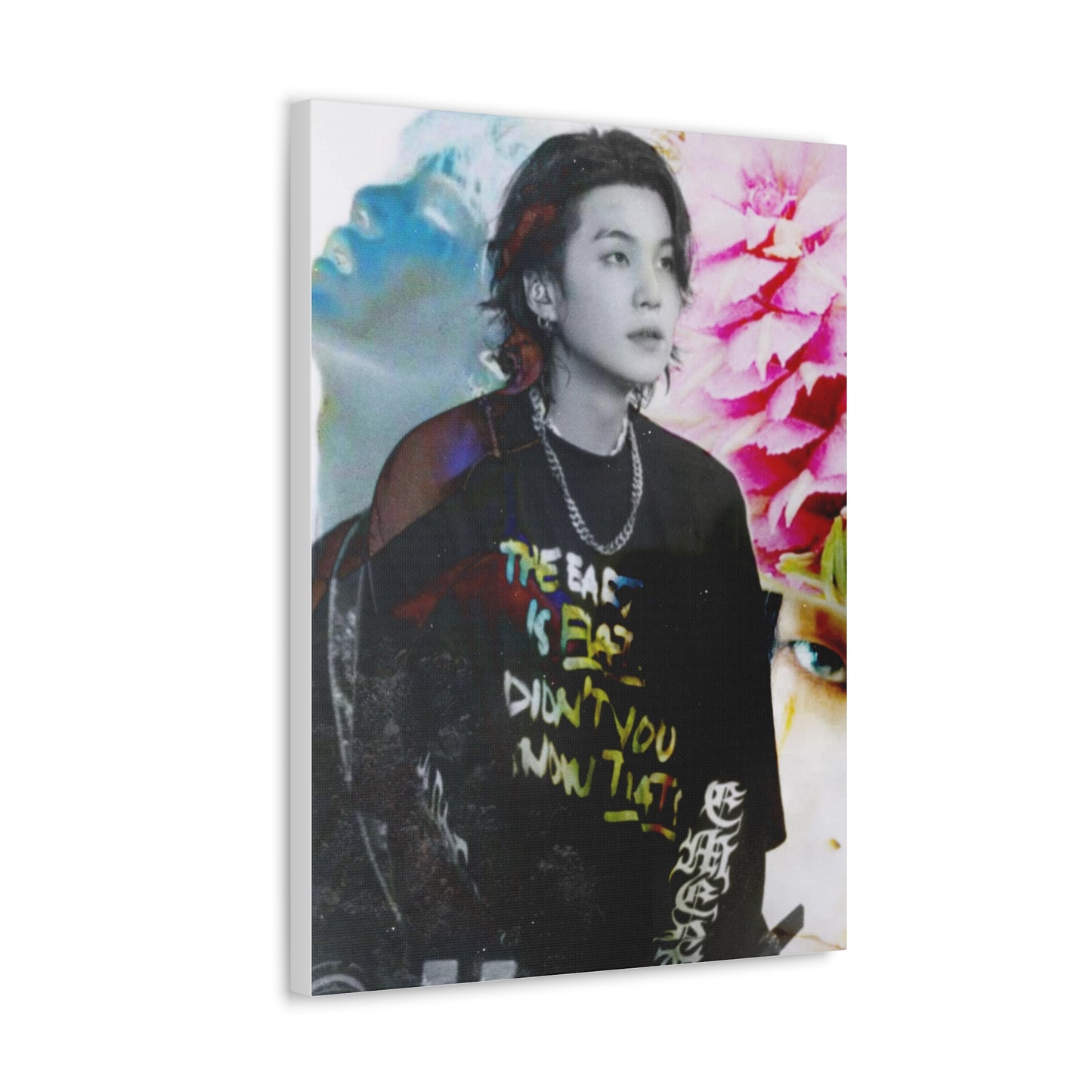 Agust D Graphic Canvas Gallery Wraps