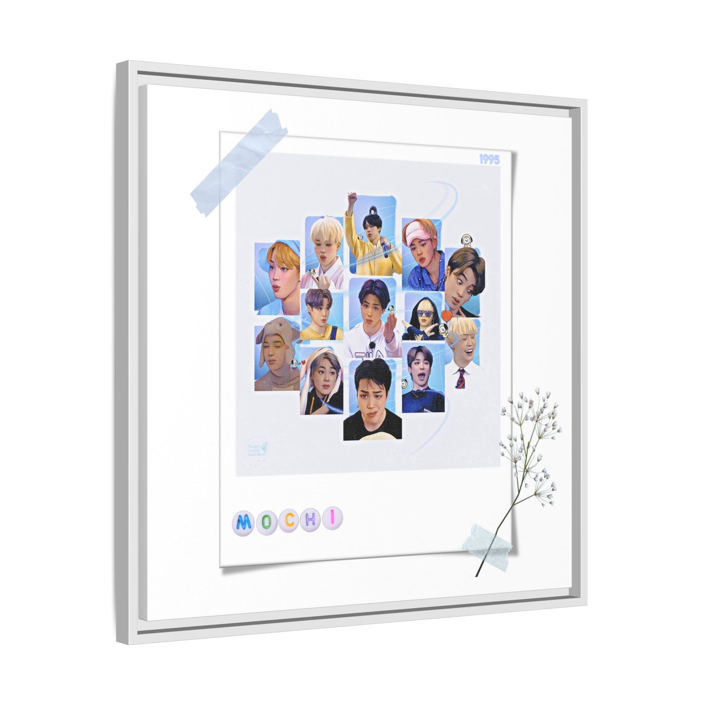 Cutie, Sexy, Lovely Matte Canvas, Framed (Multi-color)
