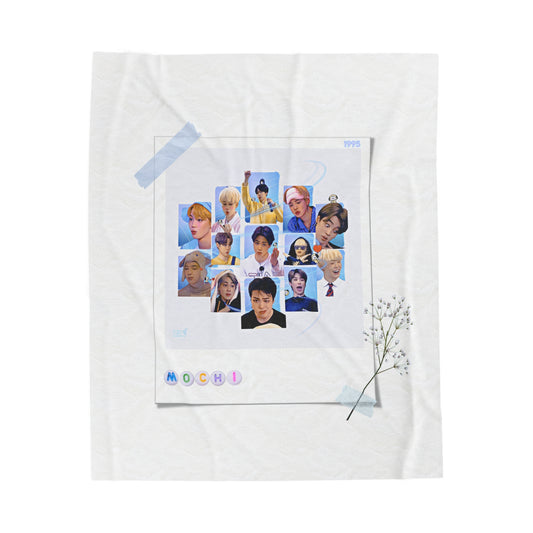 Cutie, Sexy, Lovely Velveteen Plush Blanket