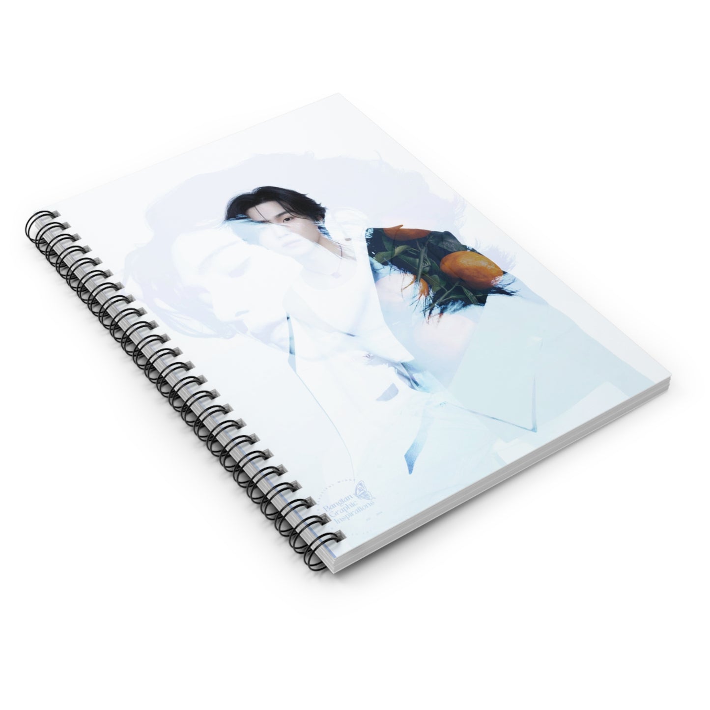 Min Yoongi Graphic Spiral Notebook - Ruled Line