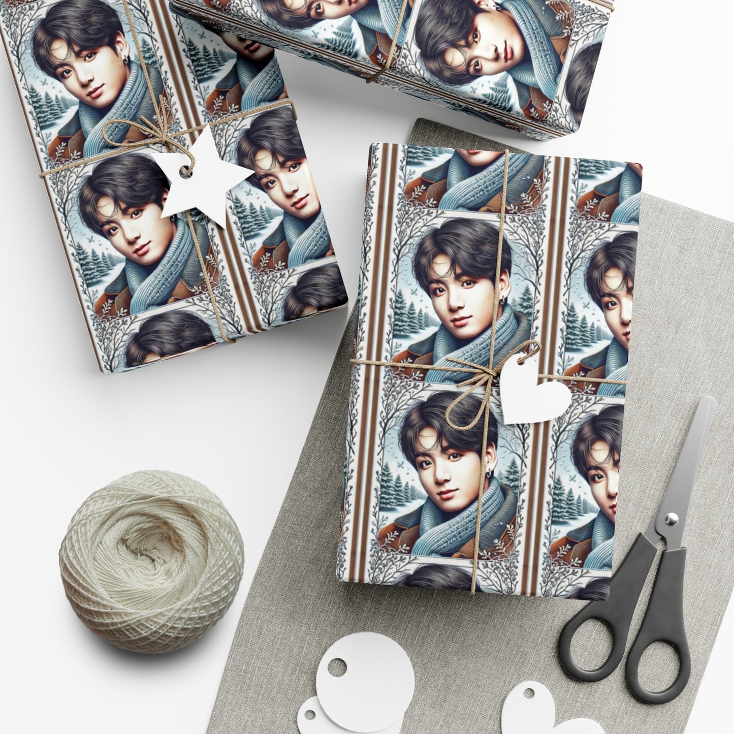 Christmas Jungkook Gift Wrap Papers