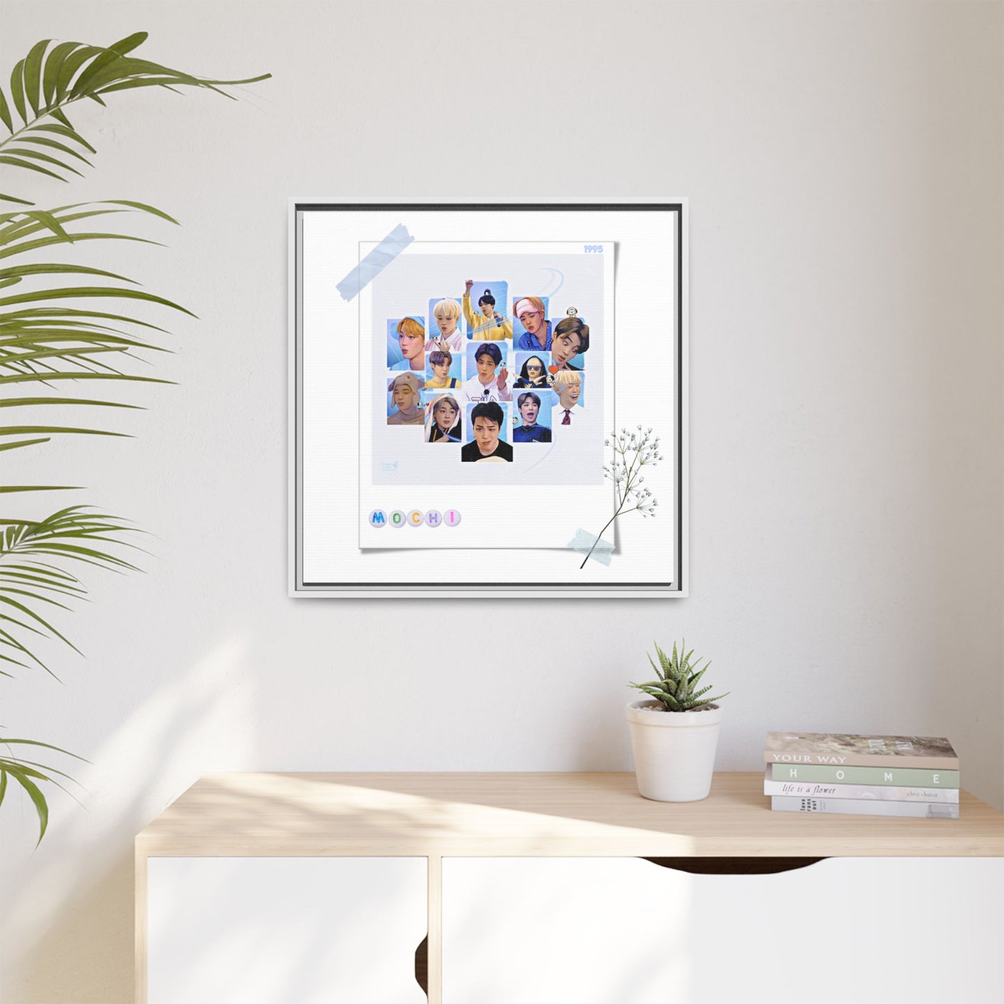 Cutie, Sexy, Lovely Matte Canvas, Framed (Multi-color)