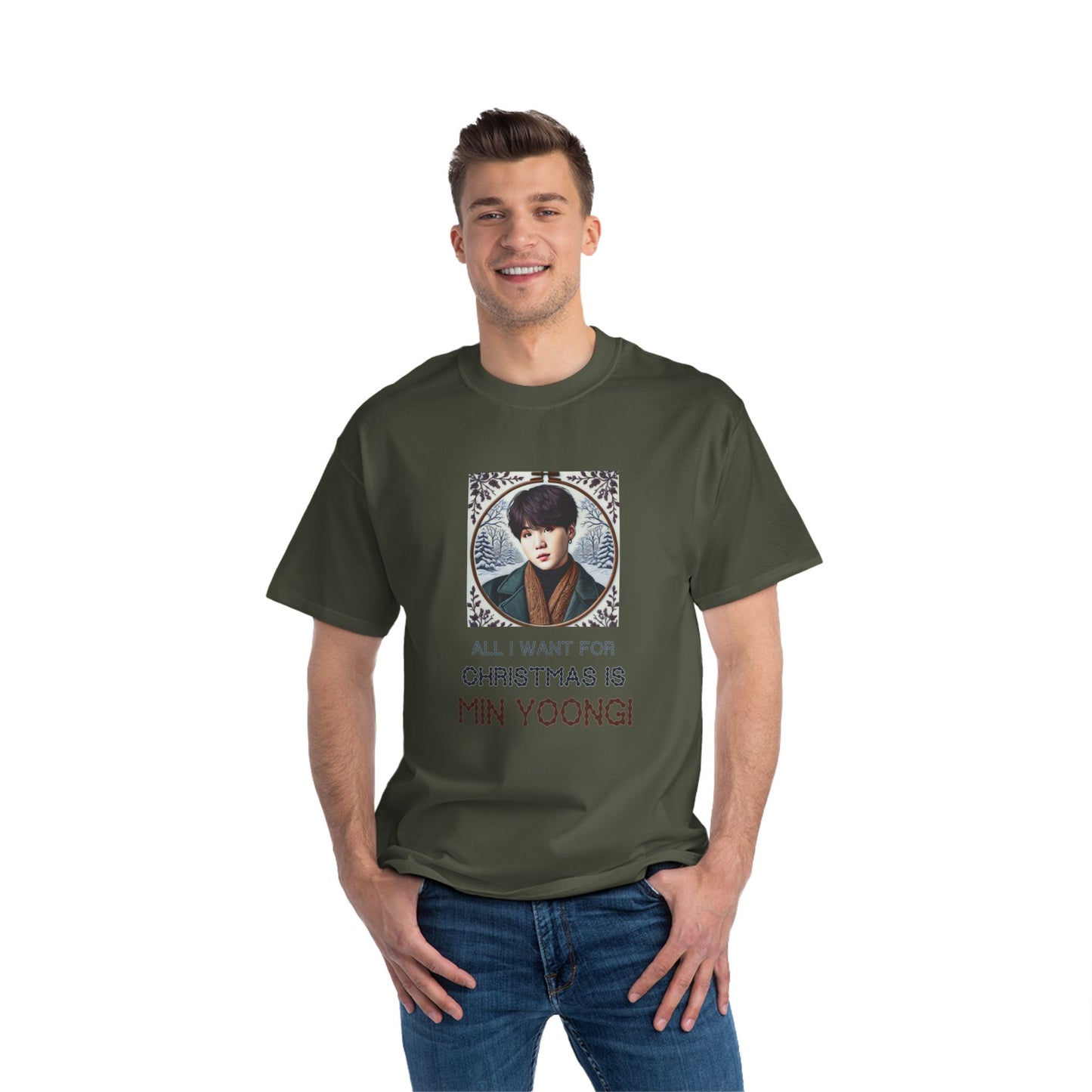 Christmas Yoongi Beefy-T® Short-Sleeve T-Shirt