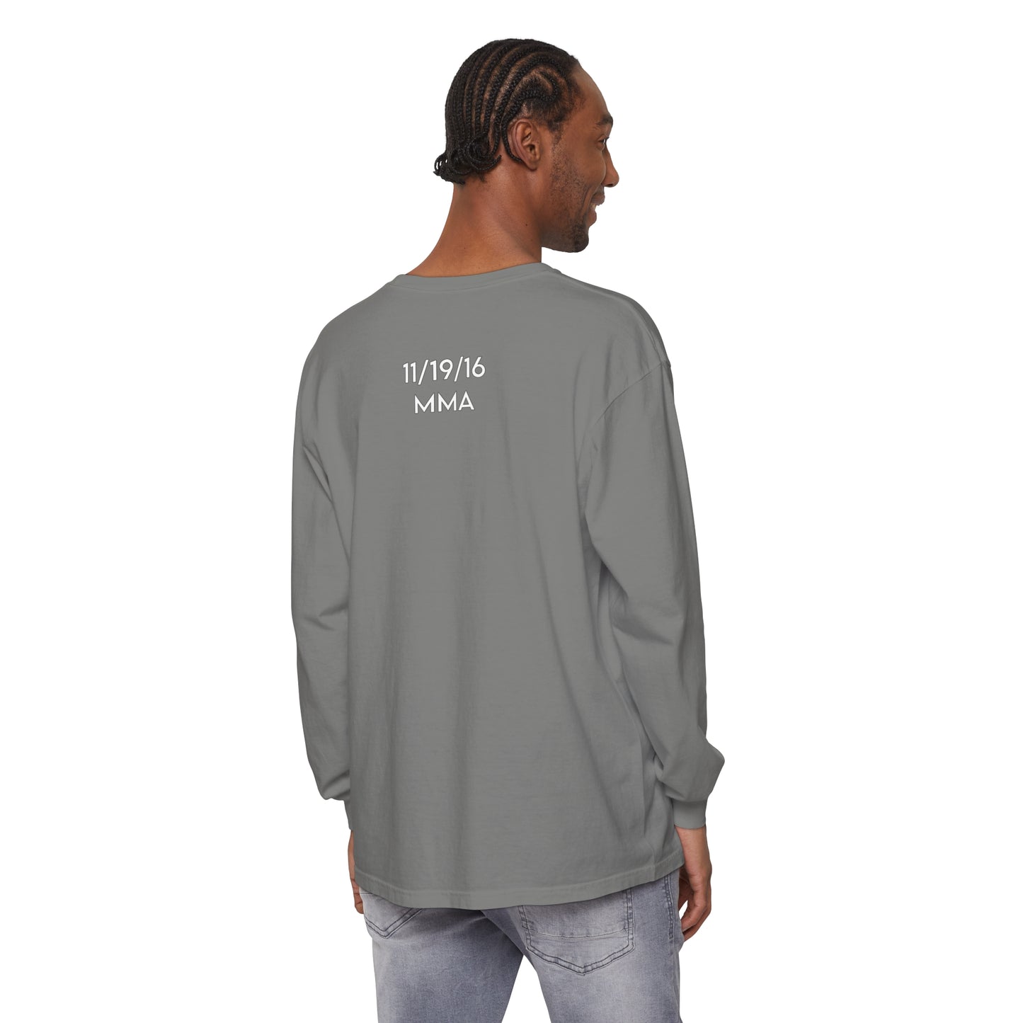 11/19/16 Unisex Garment-dyed Long Sleeve T-Shirt