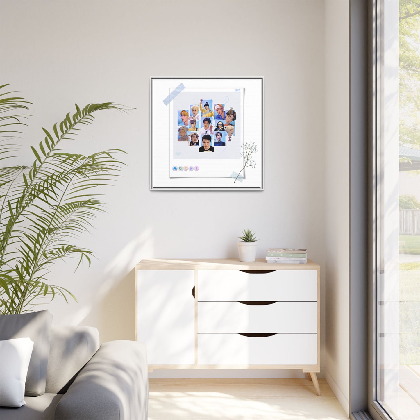 Cutie, Sexy, Lovely Matte Canvas, Framed (Multi-color)