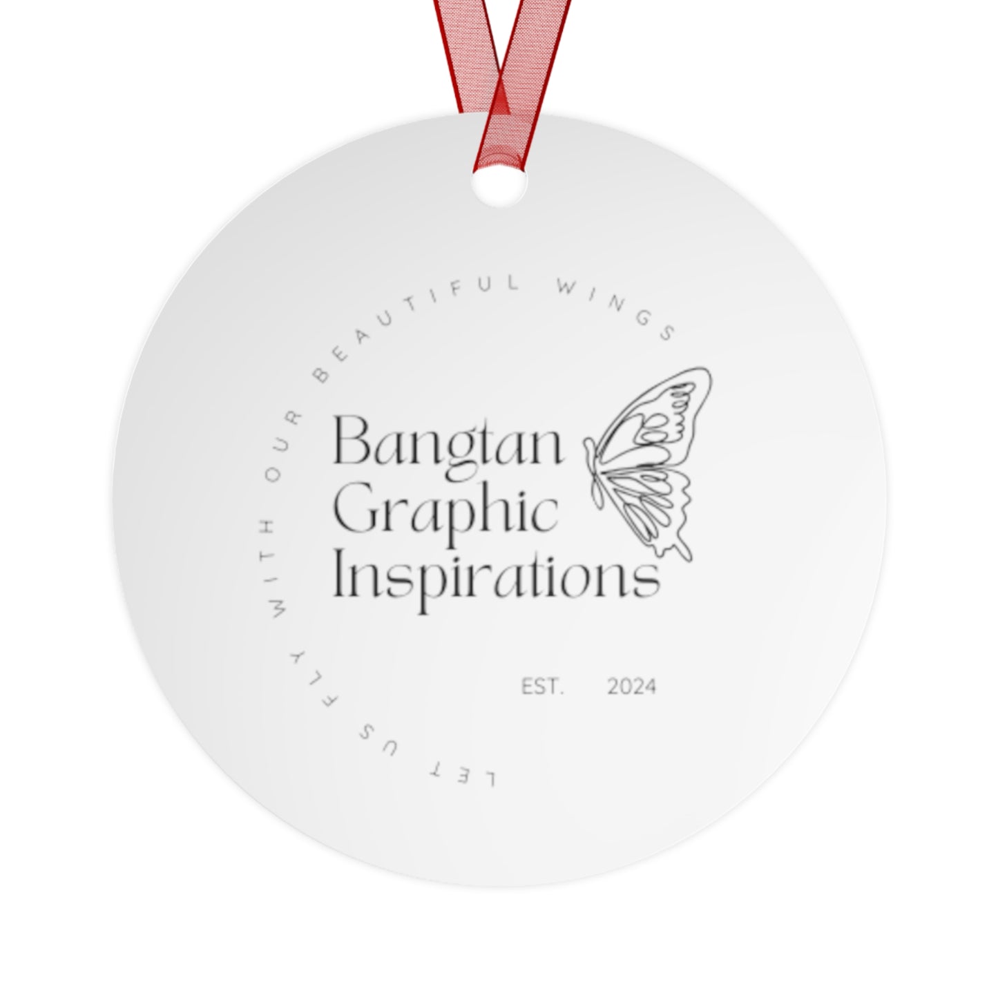 Christmas Jhope Metal Ornaments
