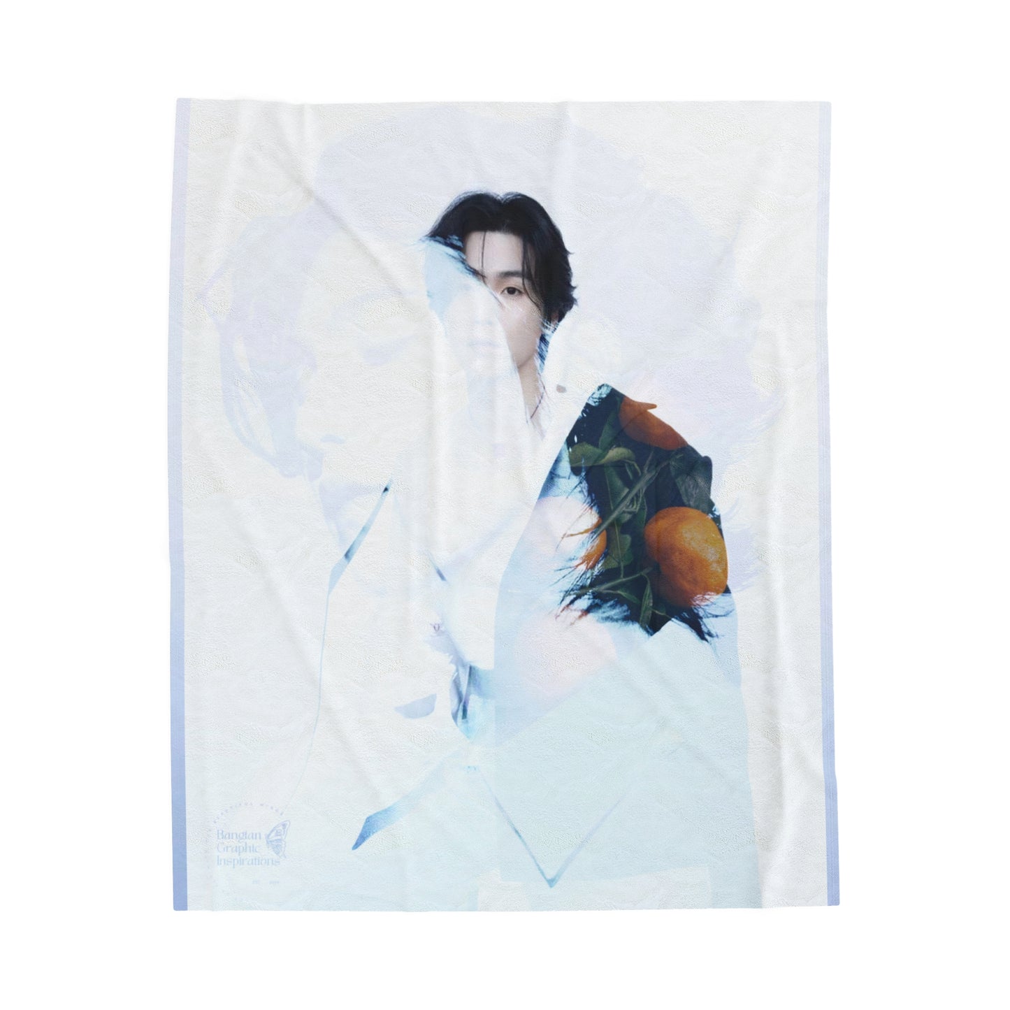 Min Yoongi Graphic Velveteen Plush Blanket