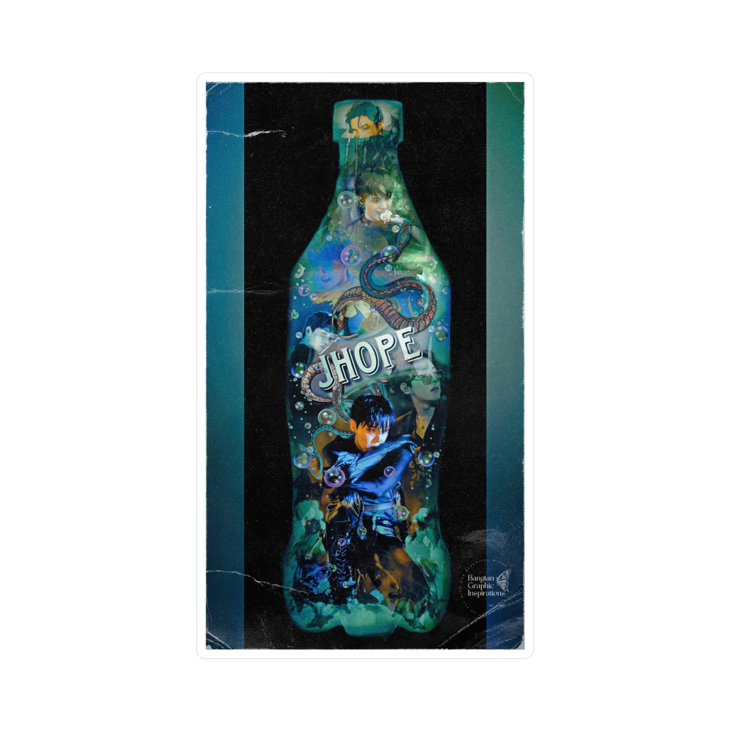 Jhope Graphic Kiss-Cut Vinyl Decals