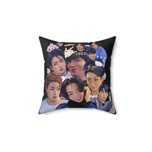 International Playboy Spun Polyester Square Pillow