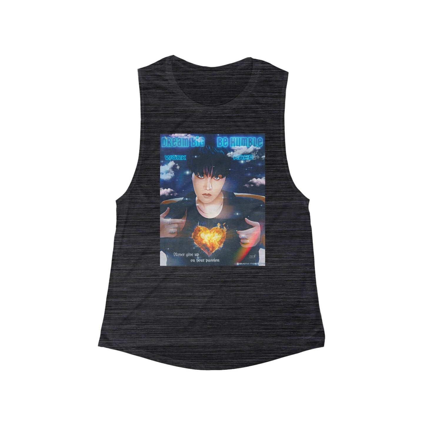 Jhope Passion Women's Flowy Scoop Muscle Tank