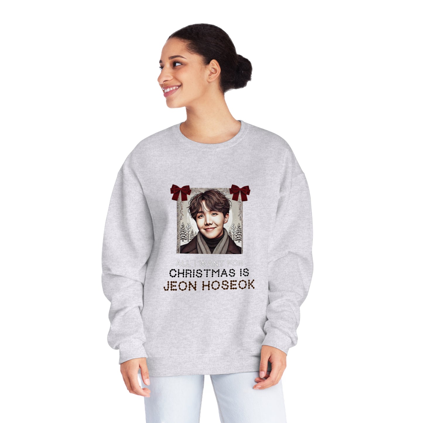 Christmas Jhope Unisex NuBlend® Crewneck Sweatshirt