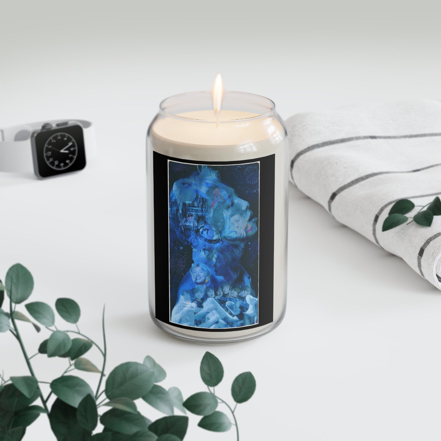 Namjoon Graphic Scented Candle, 13.75oz