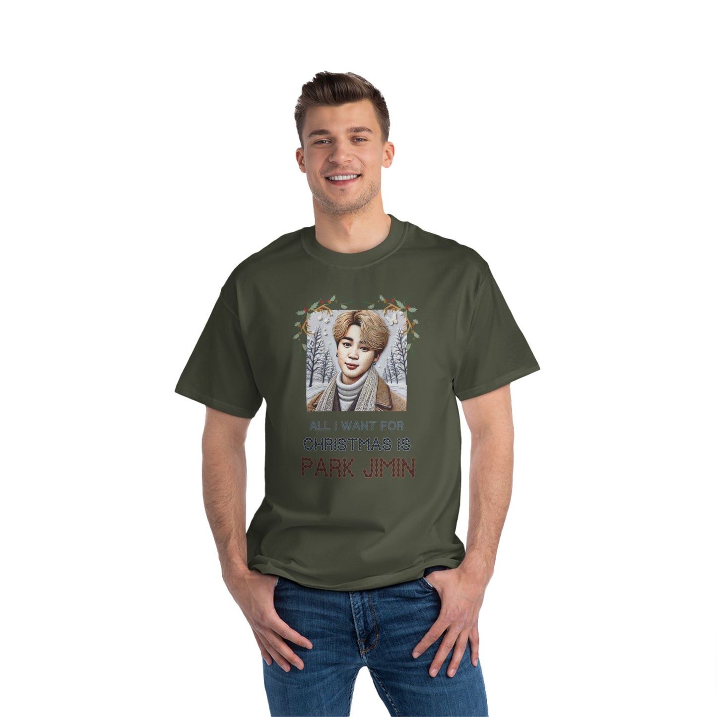 Christmas Jimin Beefy-T® Short-Sleeve T-Shirt