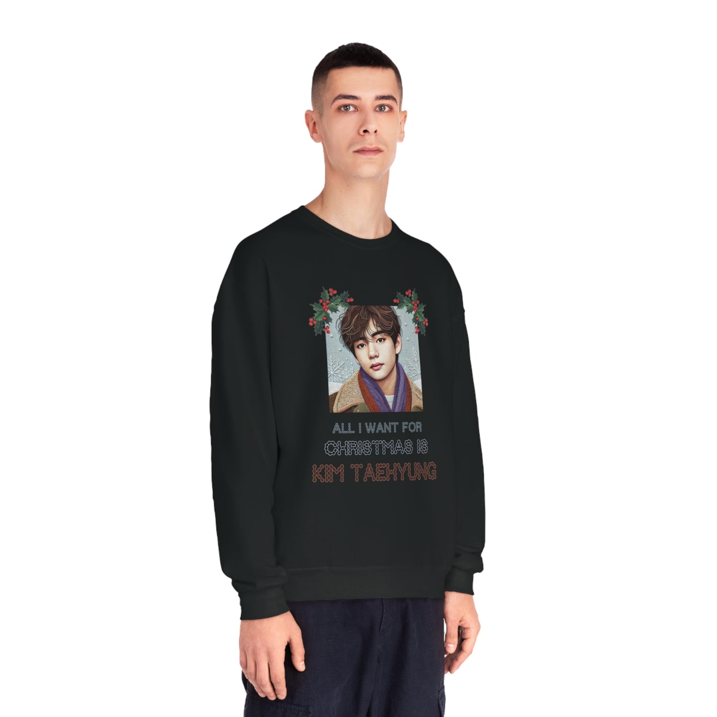Christmas Taehyung Unisex NuBlend® Crewneck Sweatshirt