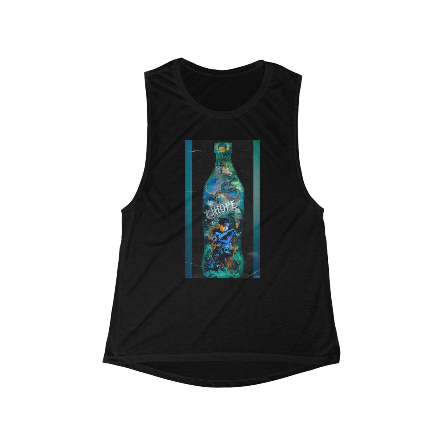 Jhope Graphic Women's Flowy Scoop Muscle Tank
