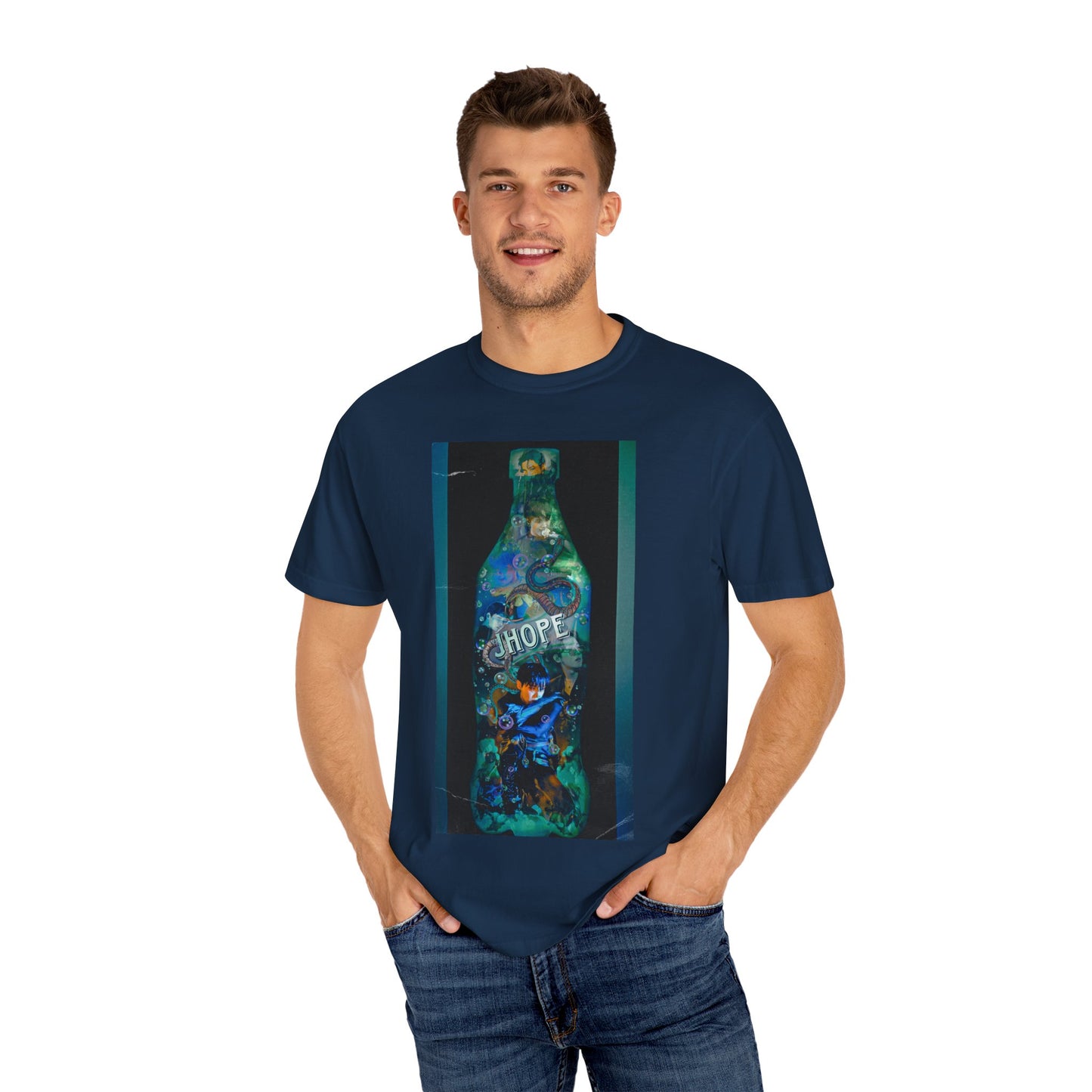 Jhope Graphic Unisex Garment-Dyed T-shirt