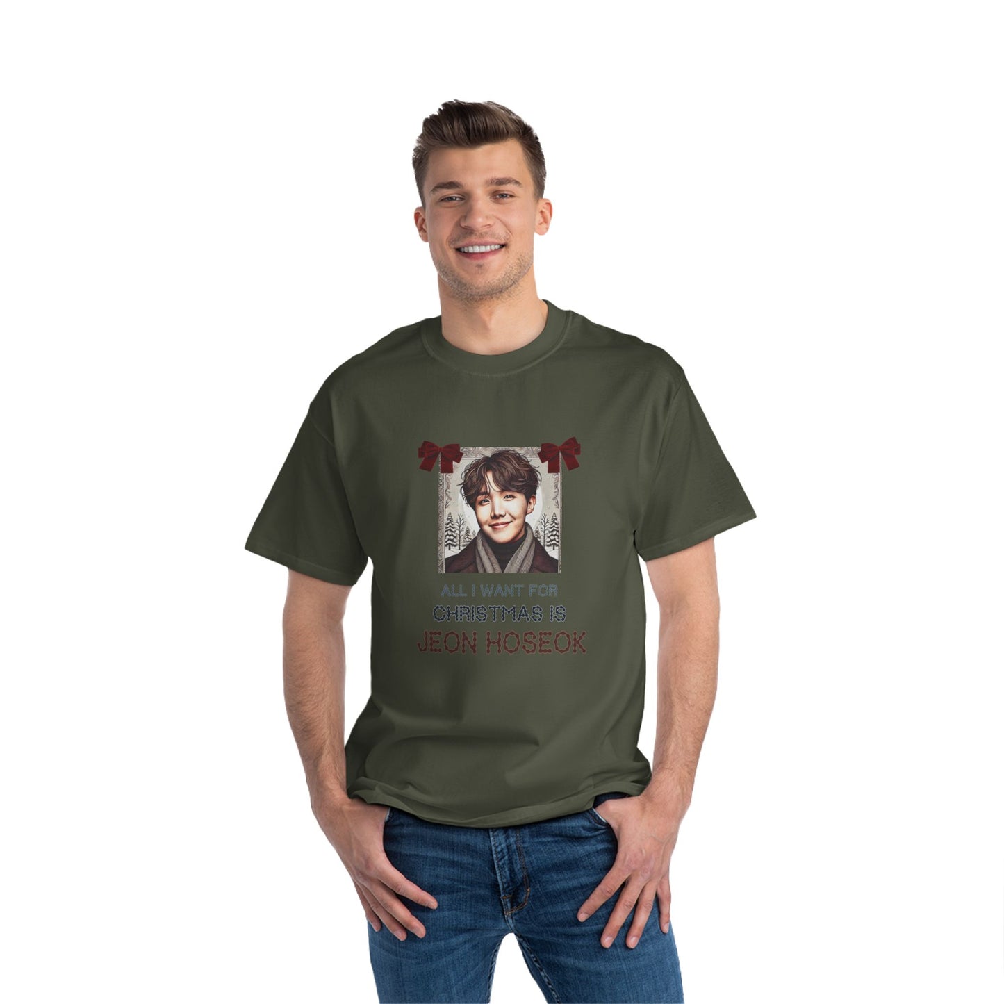 Christmas Jhope Beefy-T® Short-Sleeve T-Shirt