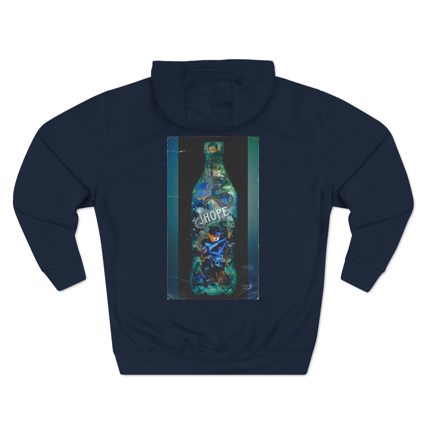 Jhope Graphic Three-Panel Fleece Hoodie