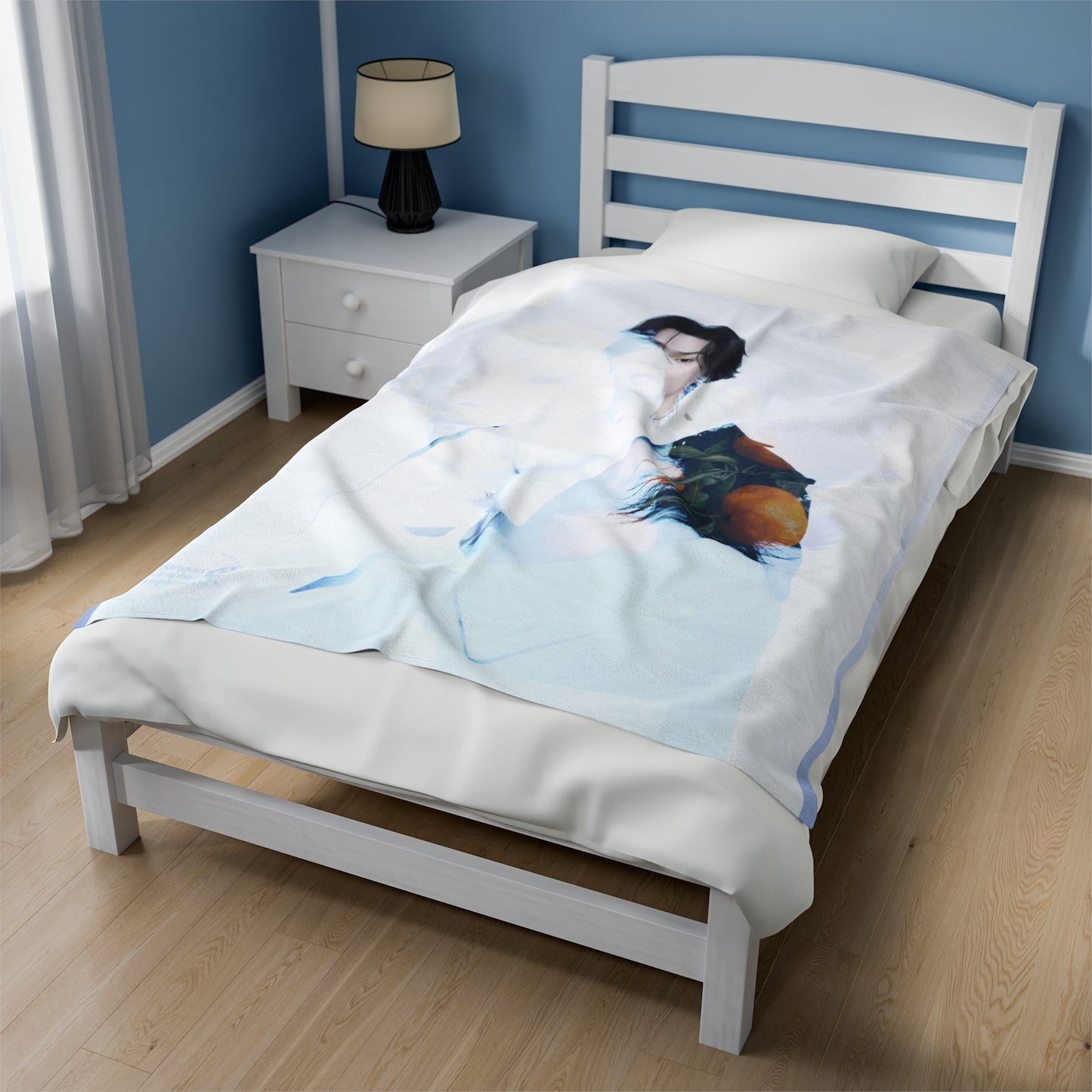 Min Yoongi Graphic Velveteen Plush Blanket