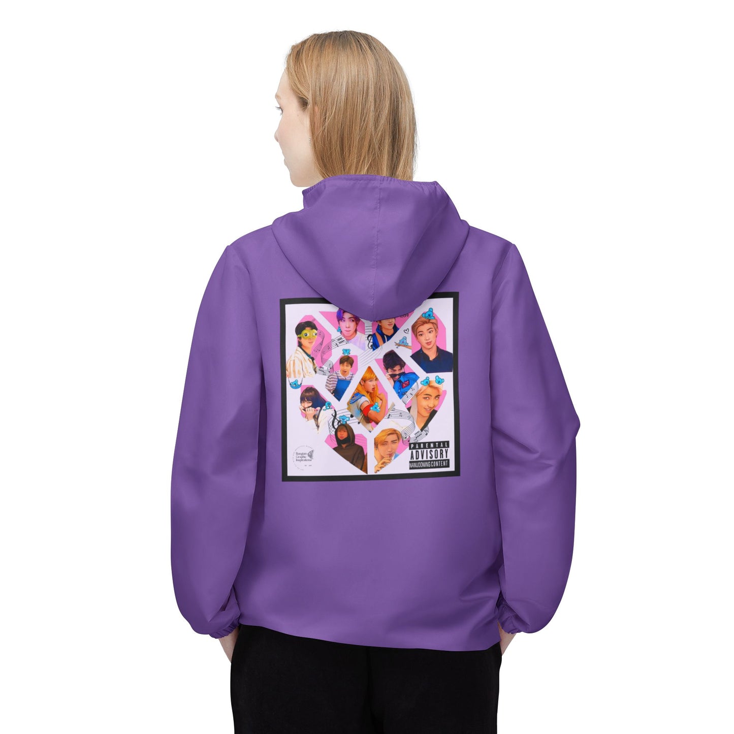 Namjooning Graphic Windbreaker Jacket (AOP)