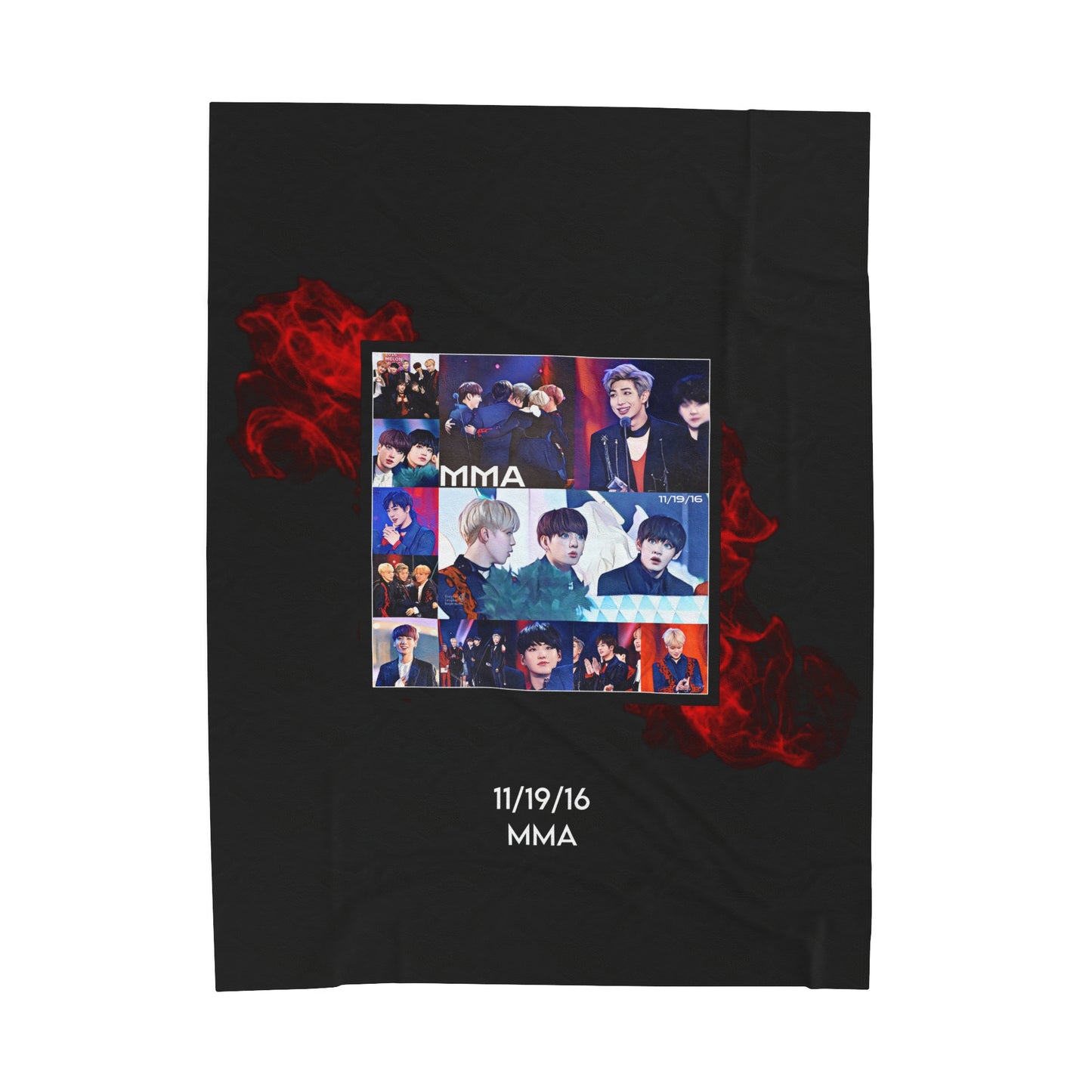 11/19/16 Velveteen Plush Blanket