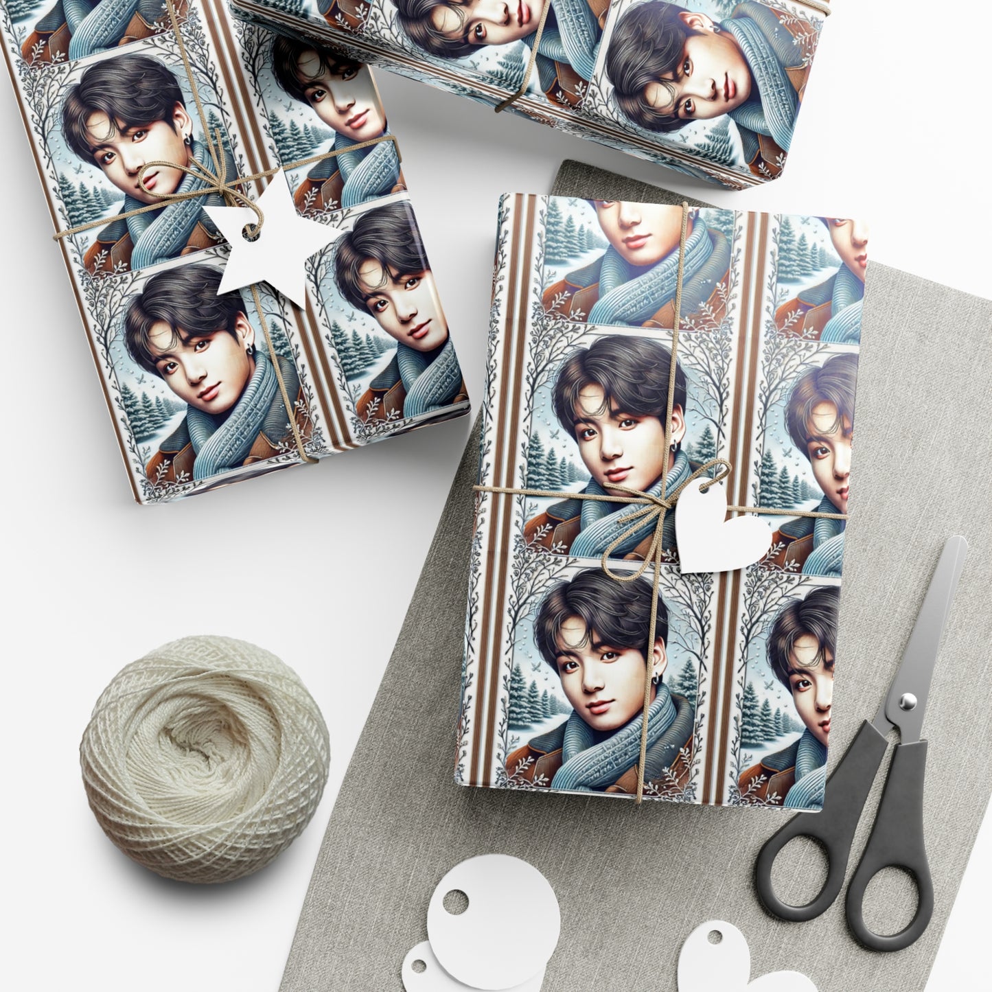 Christmas Jungkook Gift Wrap Papers