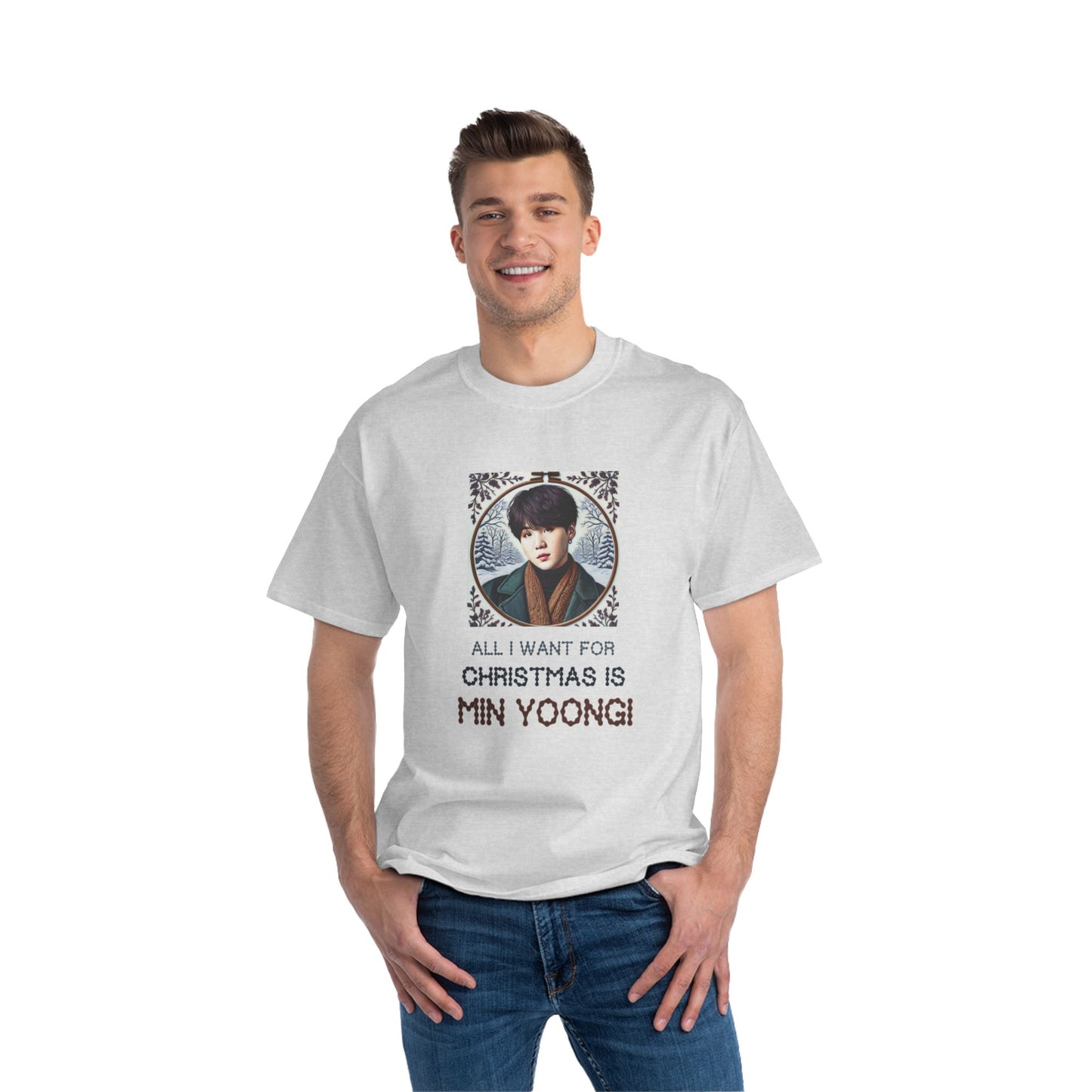 Christmas Yoongi Beefy-T® Short-Sleeve T-Shirt