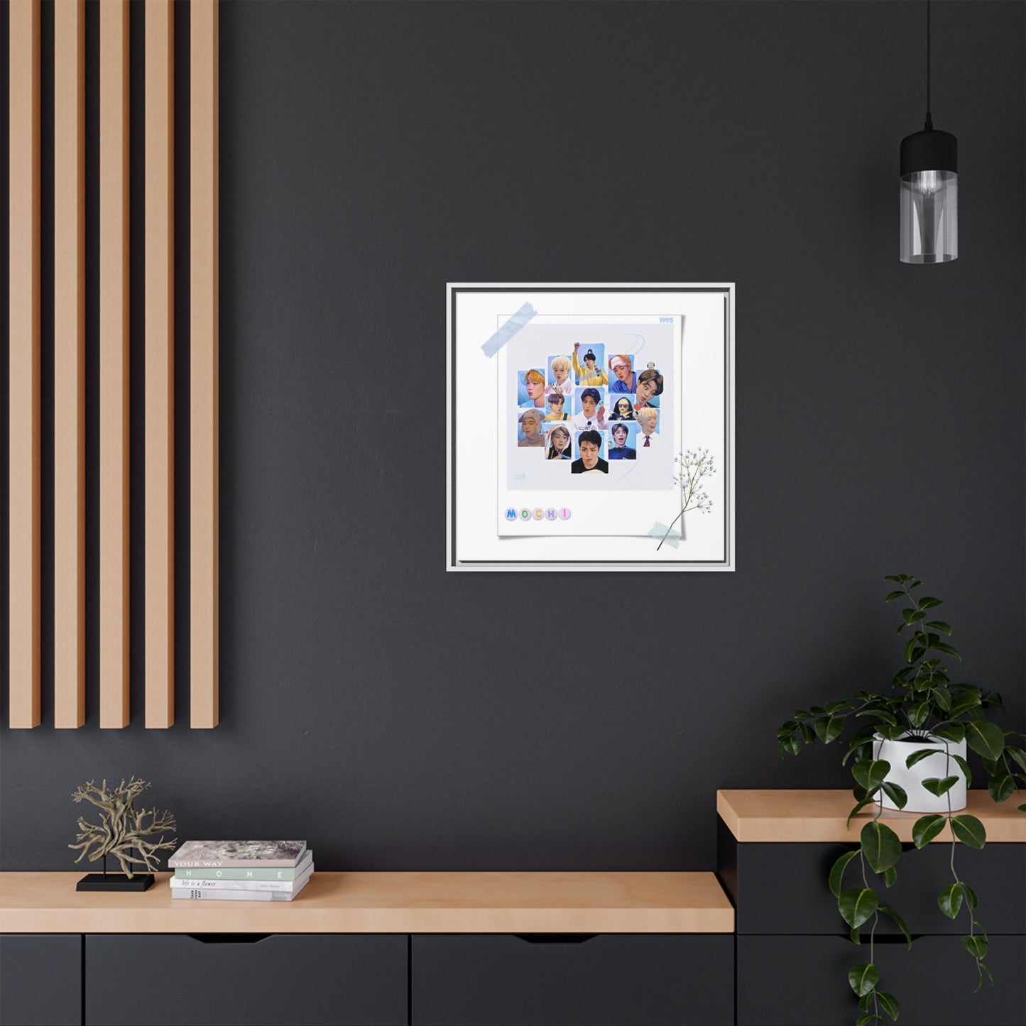 Cutie, Sexy, Lovely Matte Canvas, Framed (Multi-color)