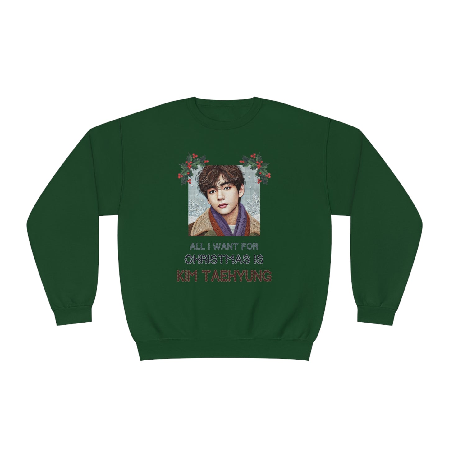 Christmas Taehyung Unisex NuBlend® Crewneck Sweatshirt