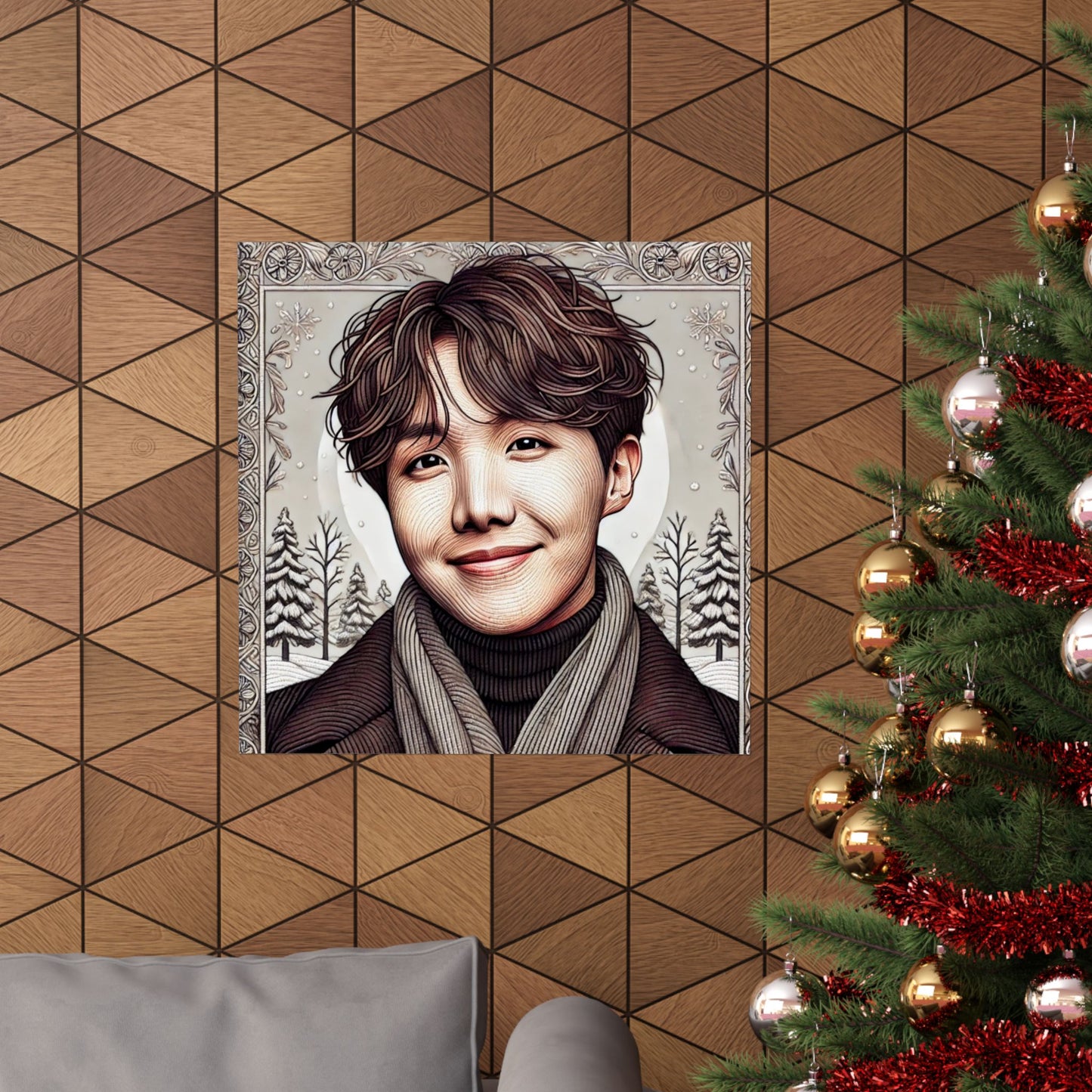 Christmas Jhope Matte Vertical Posters