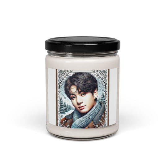 Christmas Jungkook Scented Soy Candle, 9oz