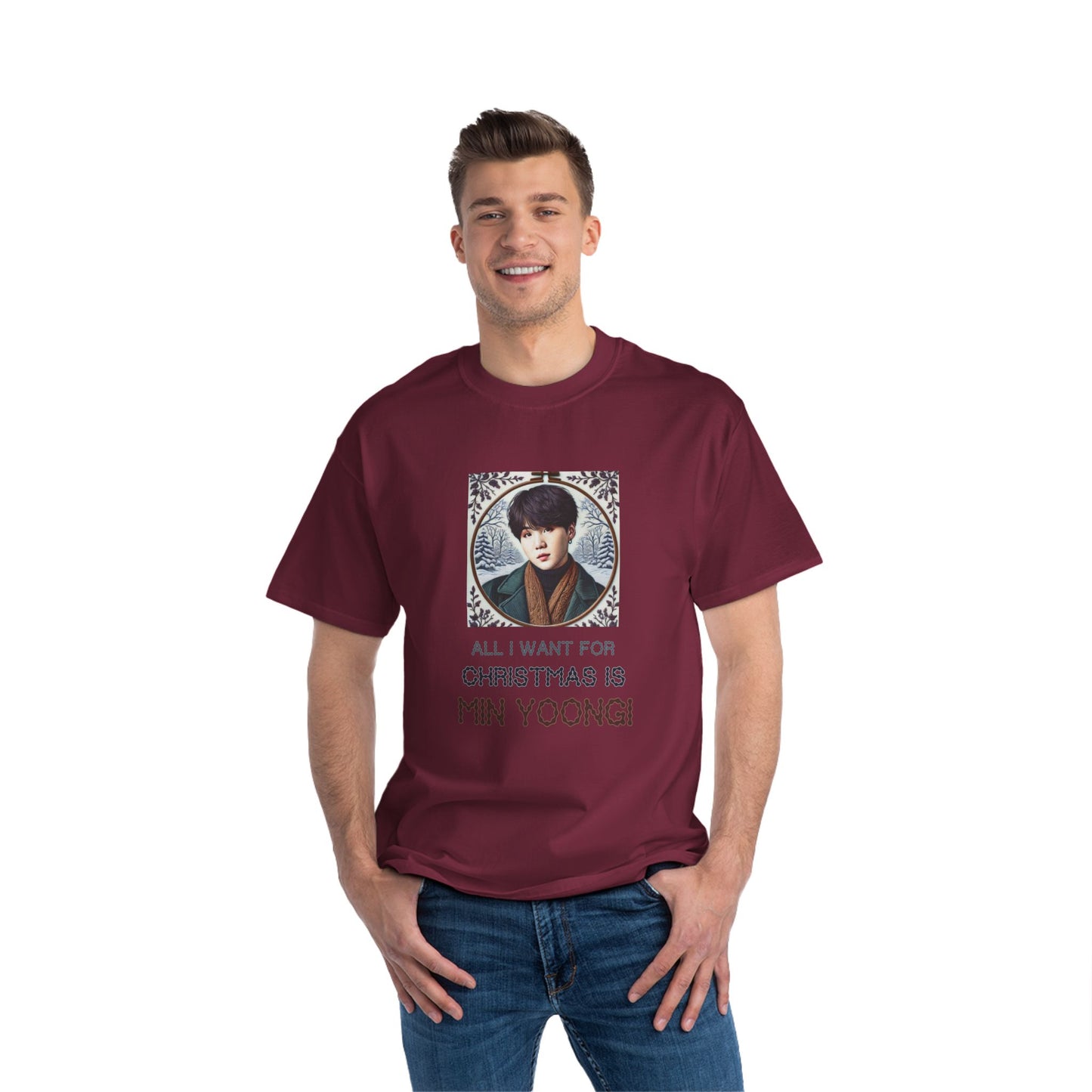 Christmas Yoongi Beefy-T® Short-Sleeve T-Shirt