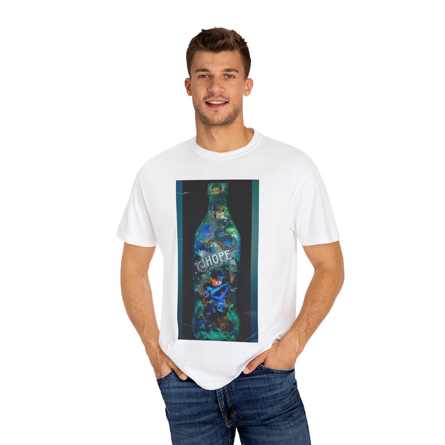Jhope Graphic Unisex Garment-Dyed T-shirt