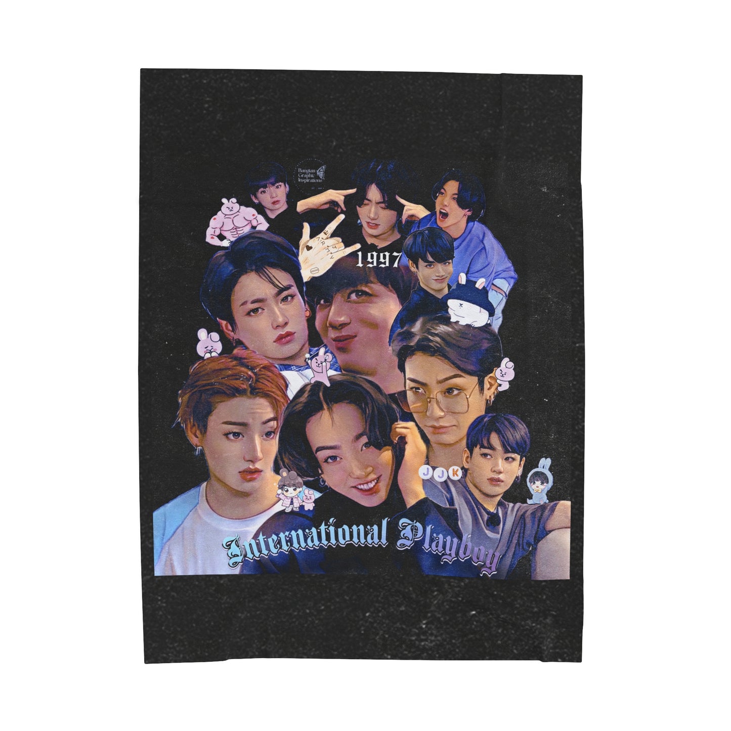 International Playboy Velveteen Plush Blanket