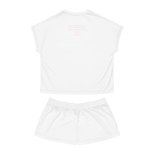 Namjooning Graphic Women's Short Pajama Set (AOP)