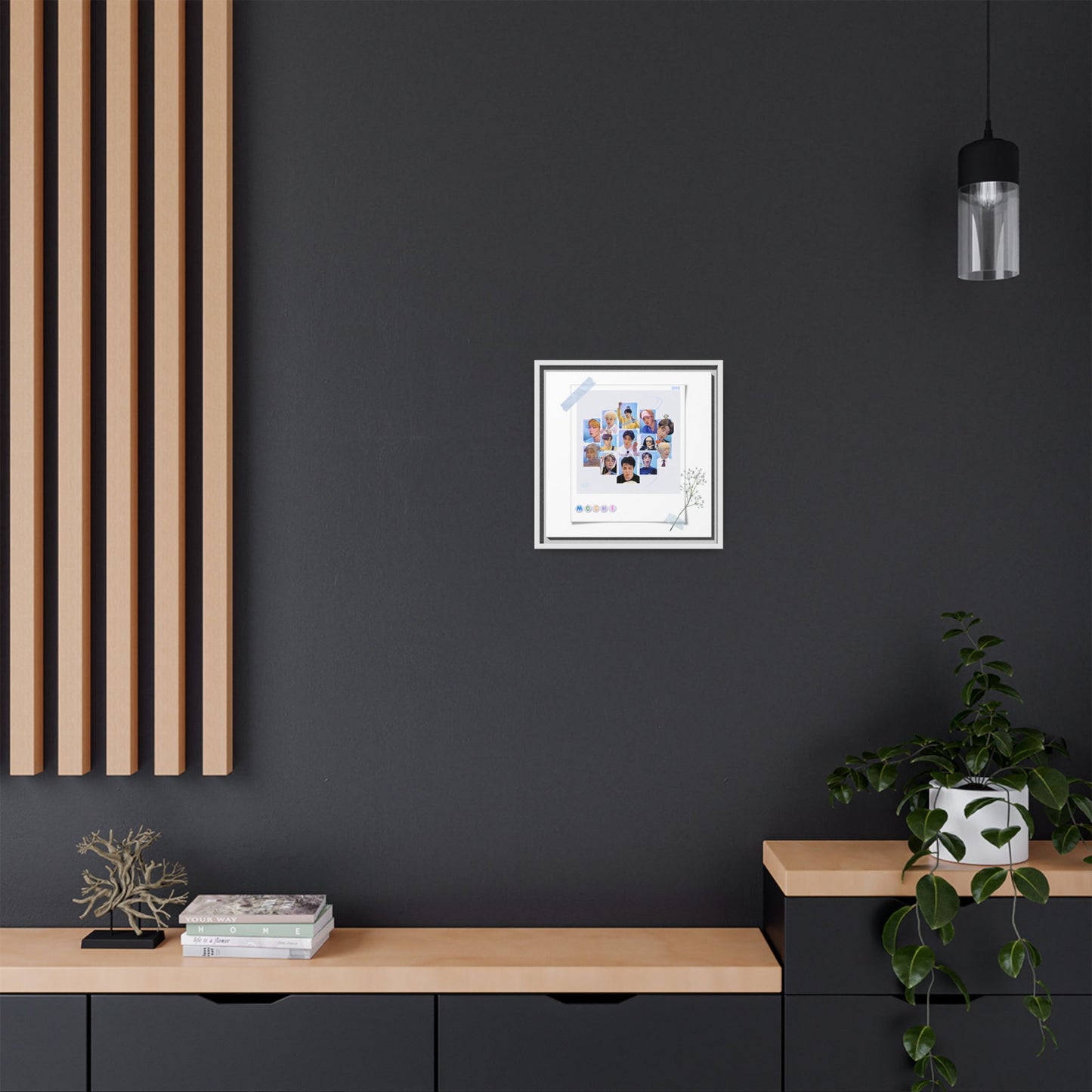 Cutie, Sexy, Lovely Matte Canvas, Framed (Multi-color)