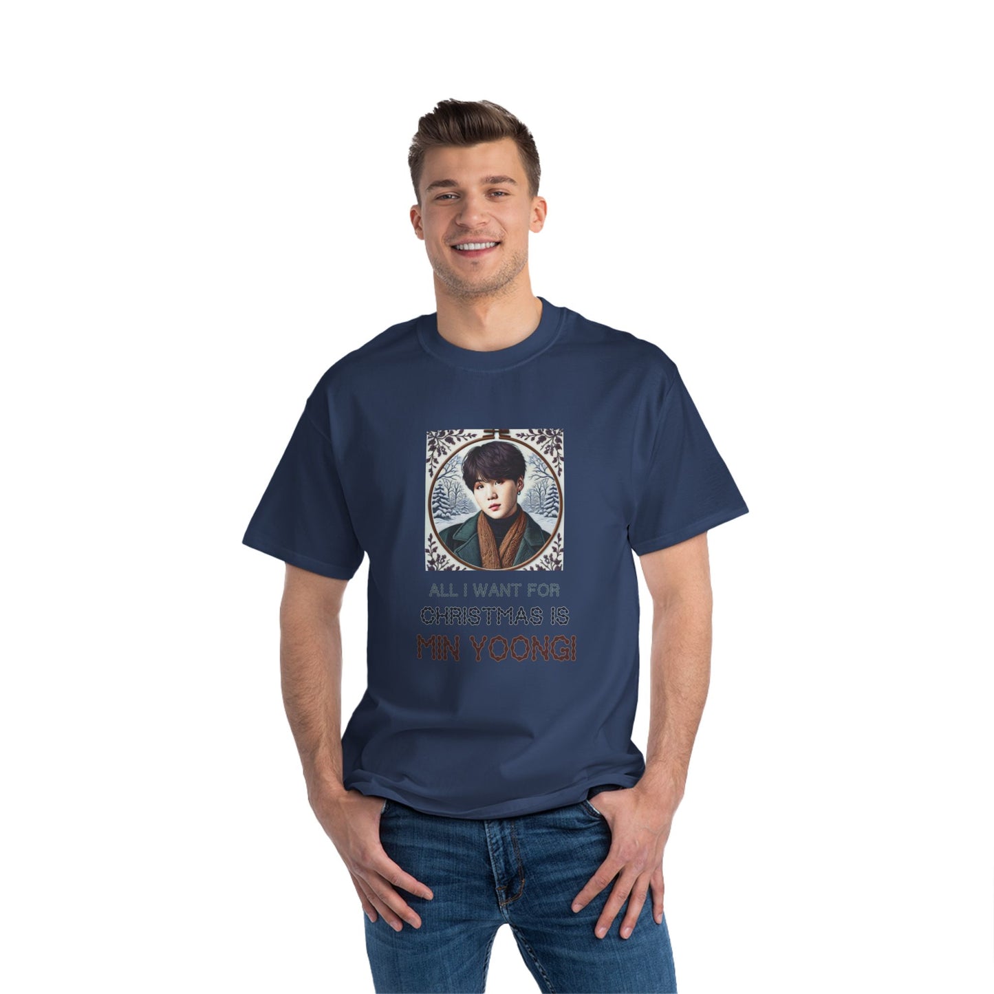 Christmas Yoongi Beefy-T® Short-Sleeve T-Shirt